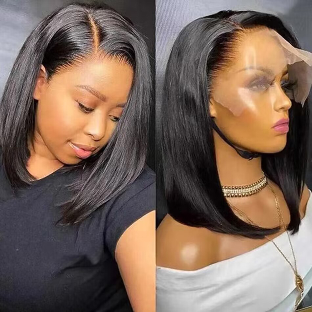 Glueless Wear And Go Human Hair Wig - Парик-боб из натуральных волос с плотностью