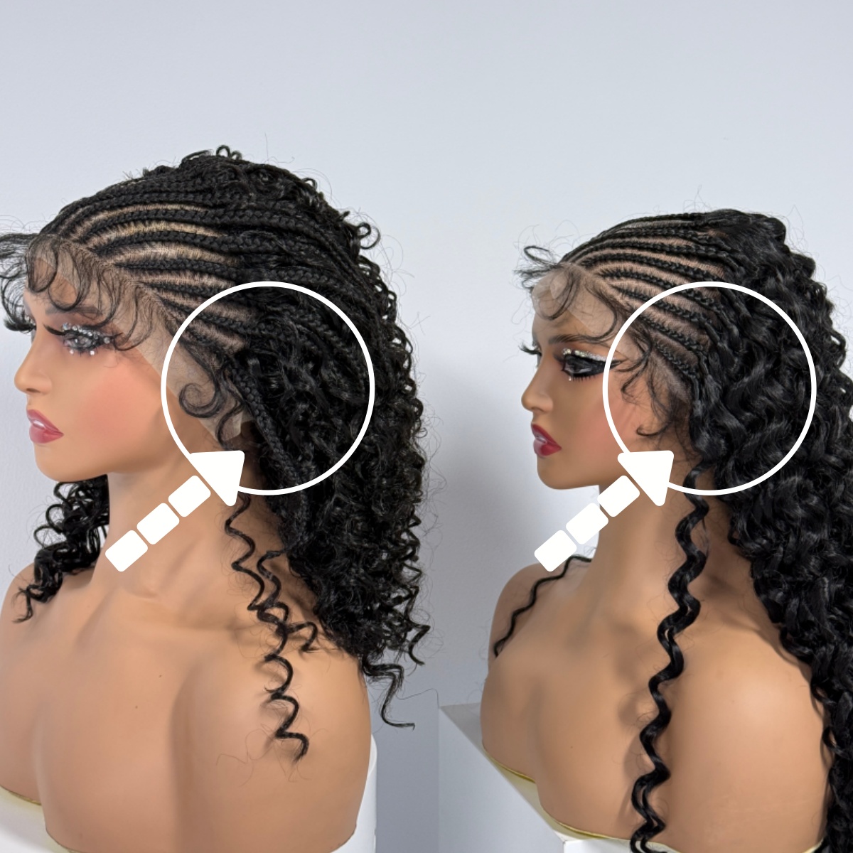 Синтетические парики-косы 14/2 – обзор и цена Synthetic Braided Wigs For Black Women