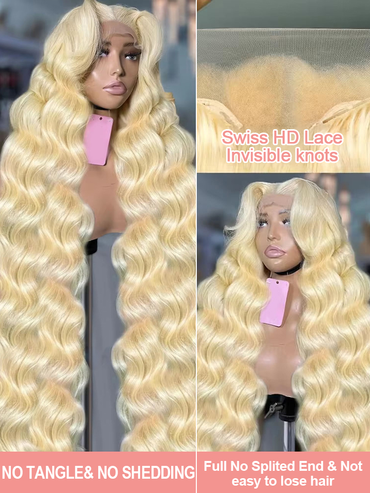 Парик из натуральных волос с в – обзор и цена 613 Blonde Body Wave Lace Front Wig